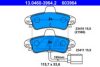 ATE 13.0460-3964.2 Brake Pad Set, disc brake